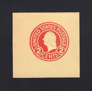 Scott #U430b 2c Die 4 Mint Cut Square, Cat $50.00