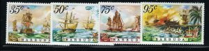 Barbuda Scott 209-212 MNH Old Ships Complete Set