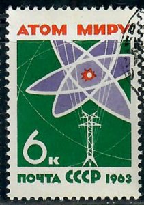 Russia 2721 Atom and Power Line used single