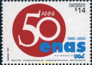 136955 MNH URUGUAY 2003 50 ANIVERSARIO DE ENAS