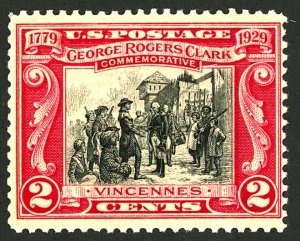 U.S. #651 MINT OG LH