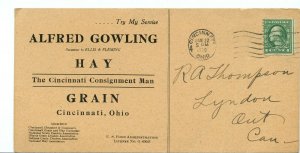 Alfred Gowling Hay Grain 1920 printed matter US