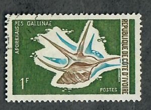 Ivory Coast #301 Marine Life used single