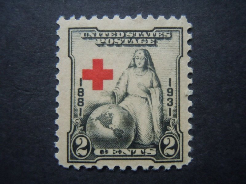 #702 2c Greatest Mother Red Cross Shift Errors 3 Varieties MNH OG  #6e