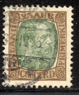 Iceland # 41, Used. CV $ 7.00