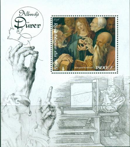 MALI - 2018 - Art, Albrecht Durer - Perf Souv Sheet - MNH