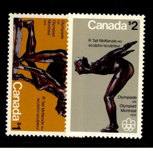 Canada #656-7  Single (Complete Set)