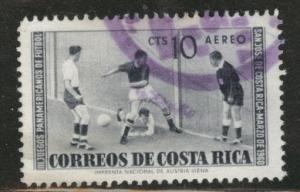 Costa Rica Scott C283 used airmail from 1960 Soccer