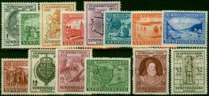 Newfoundland 1933 Set of 14 SG236-249 V.F MNH