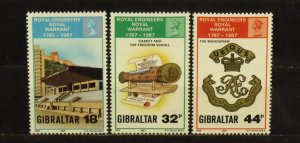 15661   GIBRALTAR   MNH # 505, 506, 507                  CV$ 6.75