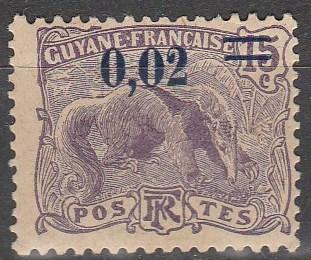 French Guiana #95 F-VF Unused (V4088)