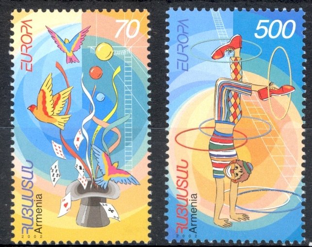 Armenia Sc# 657-658 MNH 2002 Europa