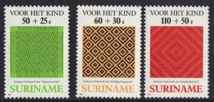 Surinam  #B360-B362  MNH  1987 Child Welfare