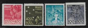 BRAZIL SC# B8-11 FVF/MOG 1939-40