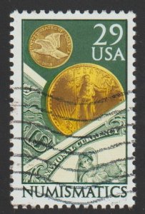 SC# 2558 - (29c) - Numismatics, used single