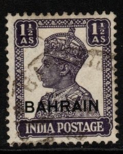 BAHRAIN SG43 1942 1½a DULL VIOLET FINE USED