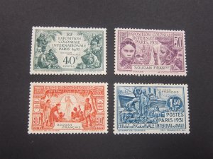 French Sudan 1931 Sc 102-5 set MH