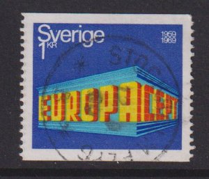 Sweden  #815  used  1969  Europa 1k