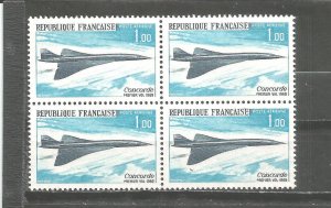 France C 42  Blocks of 4 , MNH