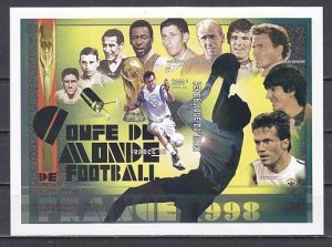 Mali, Scott cat. 987. France World Cup Soccer, IMPERF s/sheet. ^