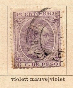 Puerto Rico 1895-97 Early Issue Fine Used 6c. NW-239135