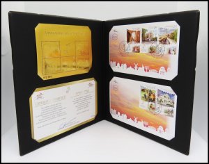 Israel 2016 Tourism in Jerusalem Gold SS MNH in Album!!