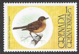 Grenada-Grenadines # 146   Cocoa Thrush   (1)  Mint NH