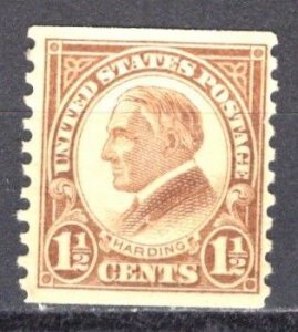 SCOTT  598  MINT HINGED  SHERWOOD STAMP
