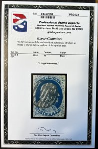 US Scott#9 with Cert. PSE