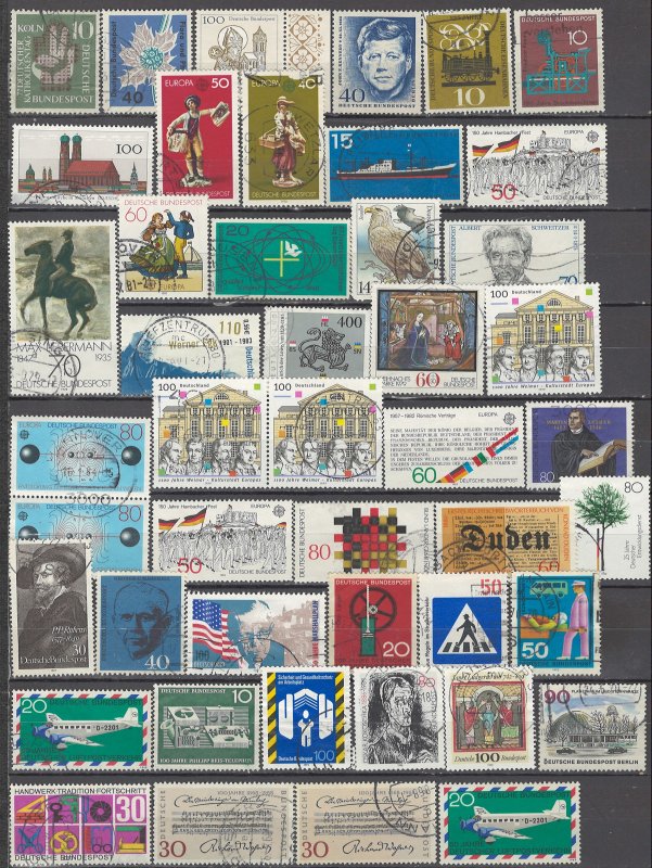 COLLECTION LOT OF #1230 GERMANY 46 STAMPS 1956+ CLEARANCE