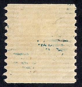 842 3 cent Thomas Jefferson coil Stamp used EGRADED VF-XF 85