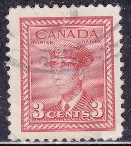 Canada 251 King George VI WWII War 1942