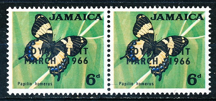 Jamaica #249 Horiz Pair MNH