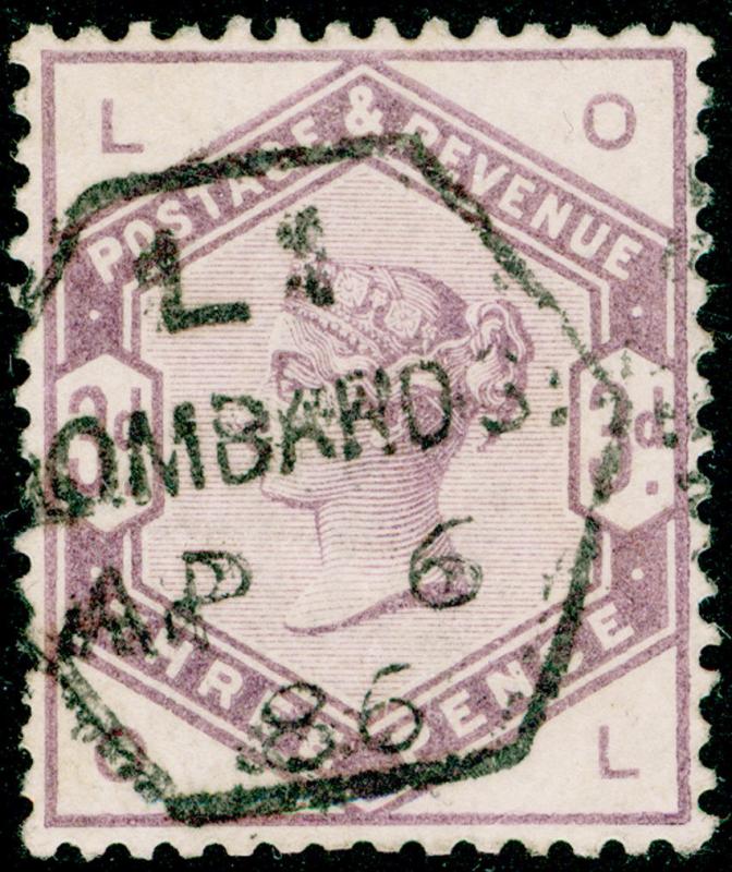 SG191, 3d lilac, USED. Cat £100. OL