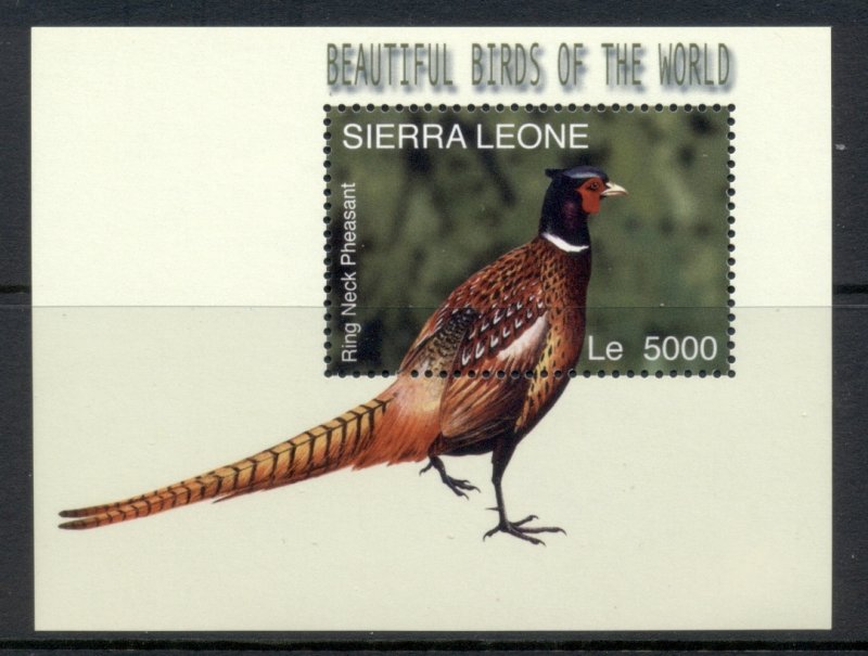 Sierra Leone 2004 Beautiful Birds of the World MS1 MUH
