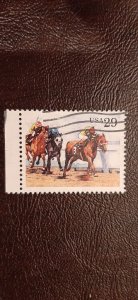 US Scott # 2757;  used 29c Sporting Horses from 1993; VF centering