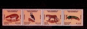 PANAMA Sc 801 NH STRIP OF 1992 - ANIMALS