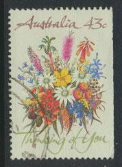 SG 1231  SC# 1164b  Used right margin imperf Wildflowers 