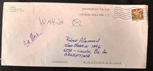 CM) 2011. UNITED STATES. ROCKEFELLER CENTER. ENVELOPE SENT ARGENTINA. XF