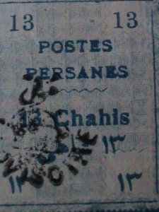 ​IRAN-SC#427-HAND STAMP OVER PRINT STAMP-IMPERF MNH -VF LAST ONE-118 YEARS