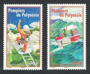 Fr. Polynesia Firefighters 2v 2009 MNH SG#1111-1112 MI#1063-1064