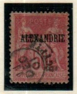 French Offices in Egypt: Alexandria Scott 12a Used [TH1062]