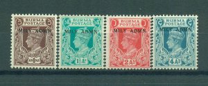 Burma sc# 35-50 mnh cat value $9.50