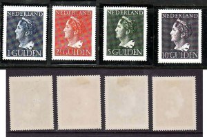 Netherlands-Sc#278-81- id7-unused hinged set- Queen Wilhelmina-1946-S/H fee refl