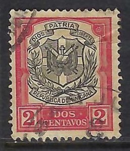 Dominican Republic 180 VFU ARMS O647-1