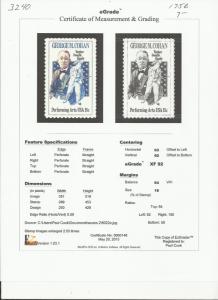 # 1756 MINT NEVER HINGED GEORGE M. COHAN XF+