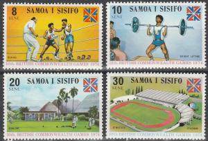 Samoa #395-8  MNH F-VF  (V3027)