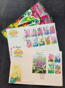 *FREE SHIP Malaysia Highland Flowers 2000 Flora Plant Tree (FDC pair) *see scan