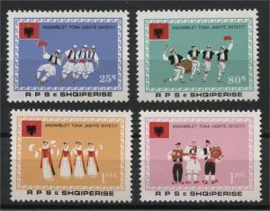 ALBANIA  ALBANIAN DANCE GROUP ABROAD 1983  NH SET