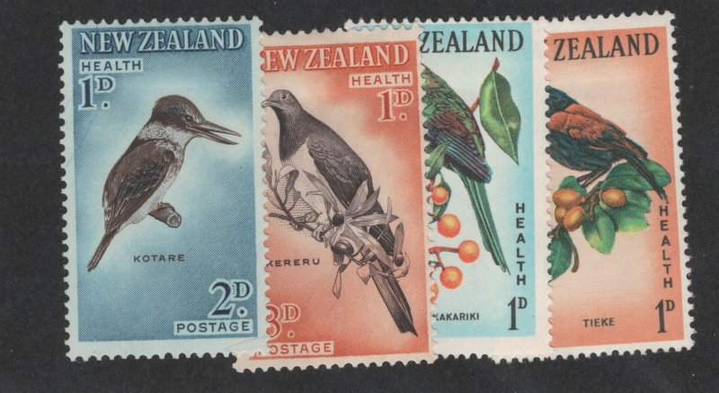 New Zealand #B59, B60, B63, B64 MH-XF